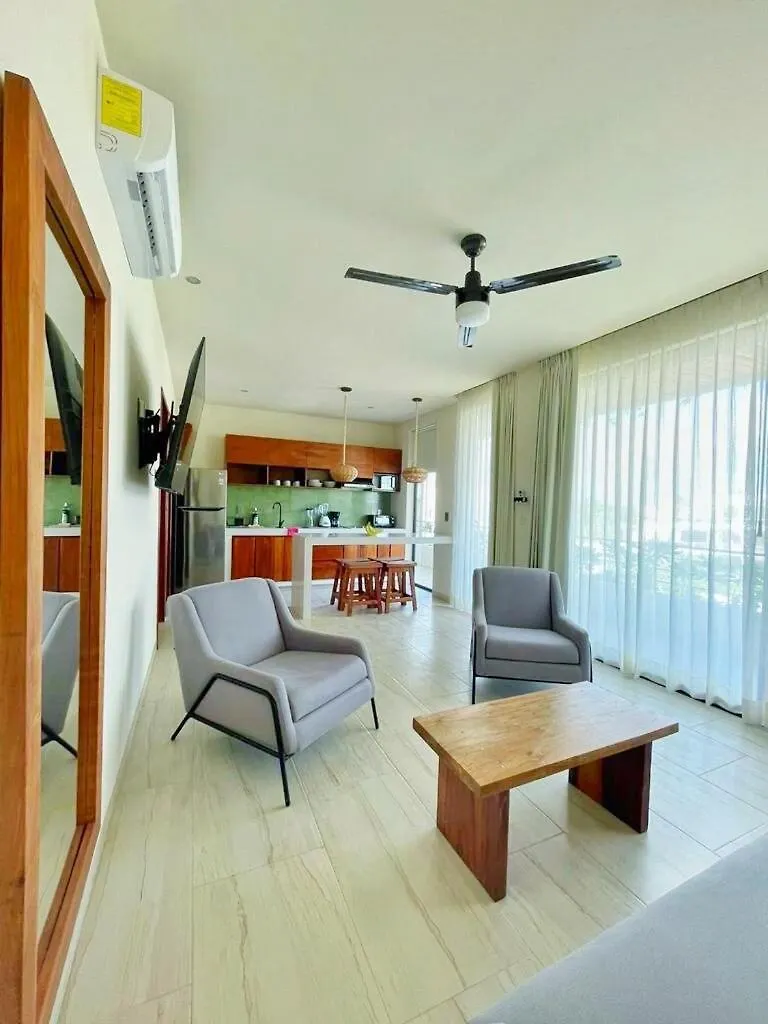 Daire Tulum La Veleta Condo Best Sunrises & Jungle View Near Holistika