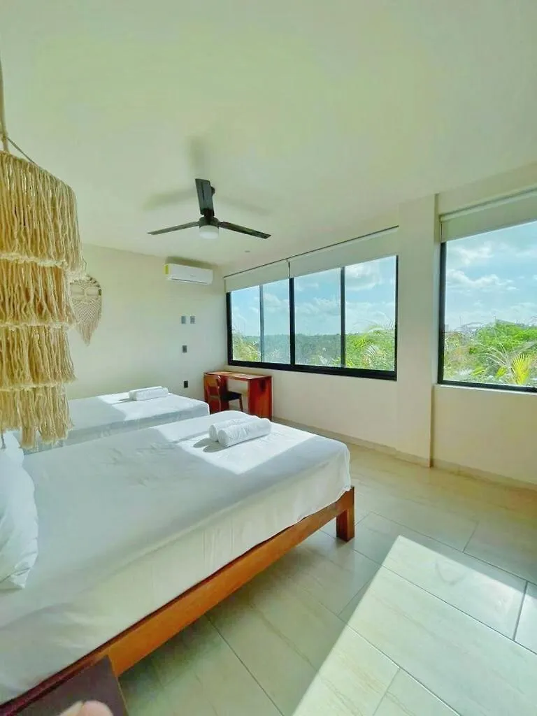 Daire Tulum La Veleta Condo Best Sunrises & Jungle View Near Holistika